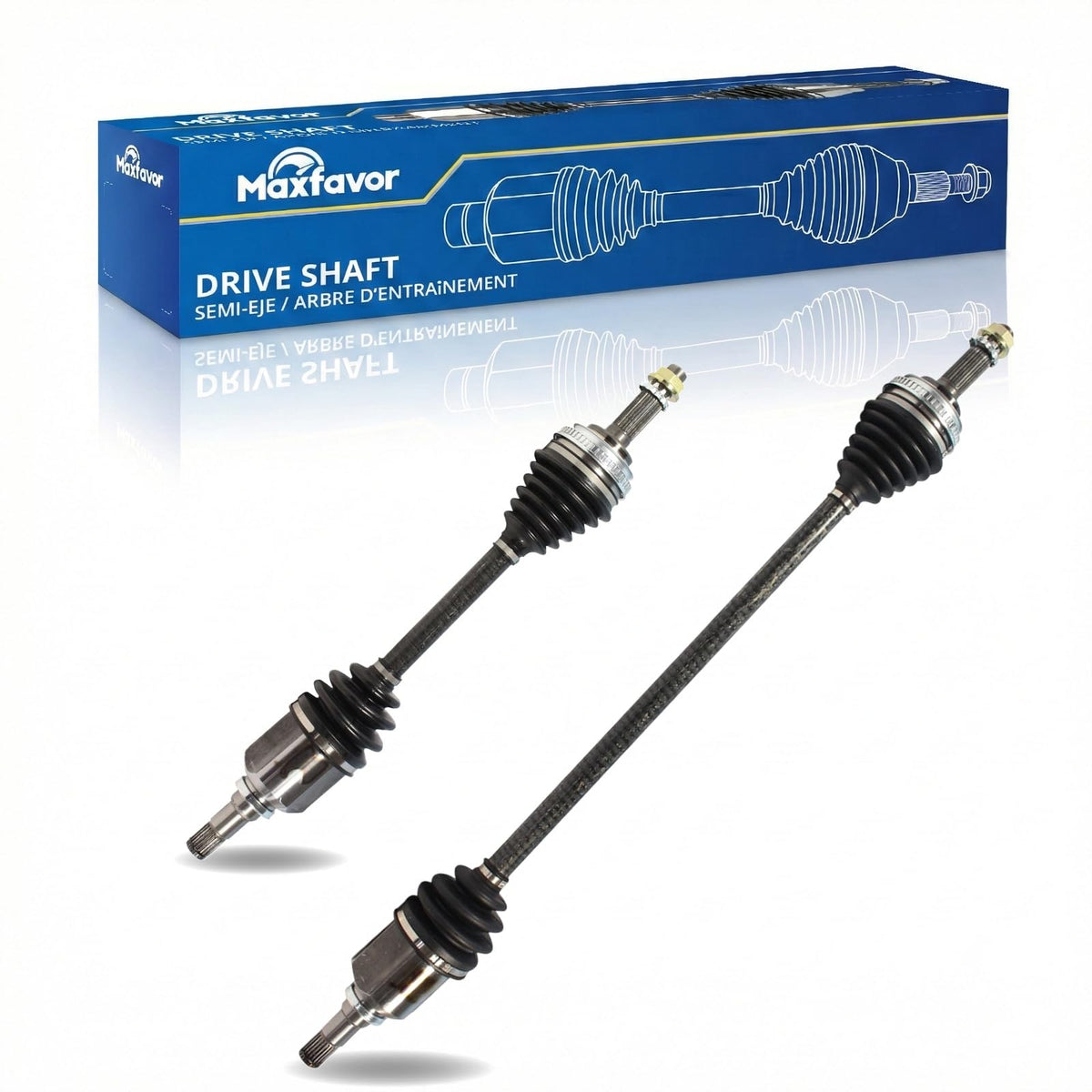MAXFAVOR Pair(2) Front CV Axle Joint Shaft Assembly Compatible with Toyota Celica 1997 1996 1995 1994 Manual Trans, ST Coupe Hatchback Models, 1.8L CV Joint Axle Front Driver Passenger Side