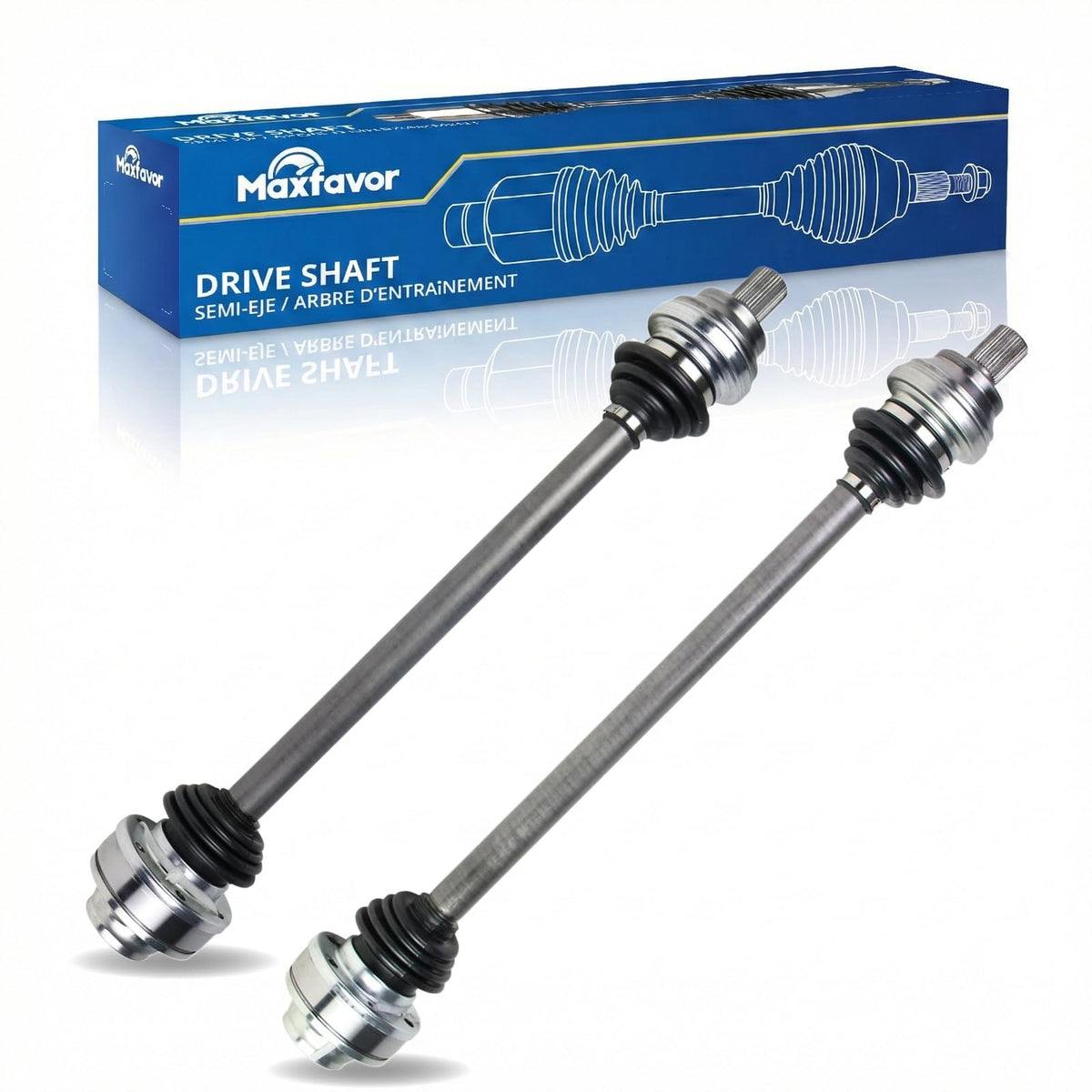 Maxfavor CV Axle Joint Shaft Assembly Compatible with 2016 2017 2018 2019 2020 2021 Audi TT Quattro/TTS Quattro / Q3, 1.4L 2.0L L4, CV Axle Shaft Assembly Rear Left Right (Passenger Driver) Side