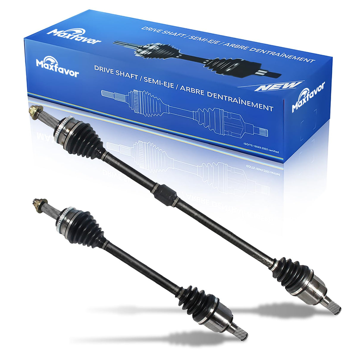 Maxfavor CV Axle compatible con 2014 2015 2015 2017 2018 Kia Forte / Forte5 / Forte Koup, EX L LX S SX 1.8L 2.0L L4, Automatic Trans, CV Axle Assembly Front Left (conductor del pasajero) Side