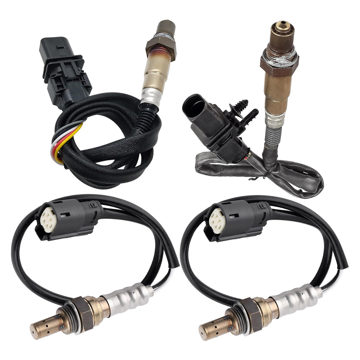 Maxfavor 4Pcs Upstream Downstream O2 Oxygen Sensor Compatible with Ford F-150 2011 2012 2013 2014 3.5L Oxygen O2 Sensor