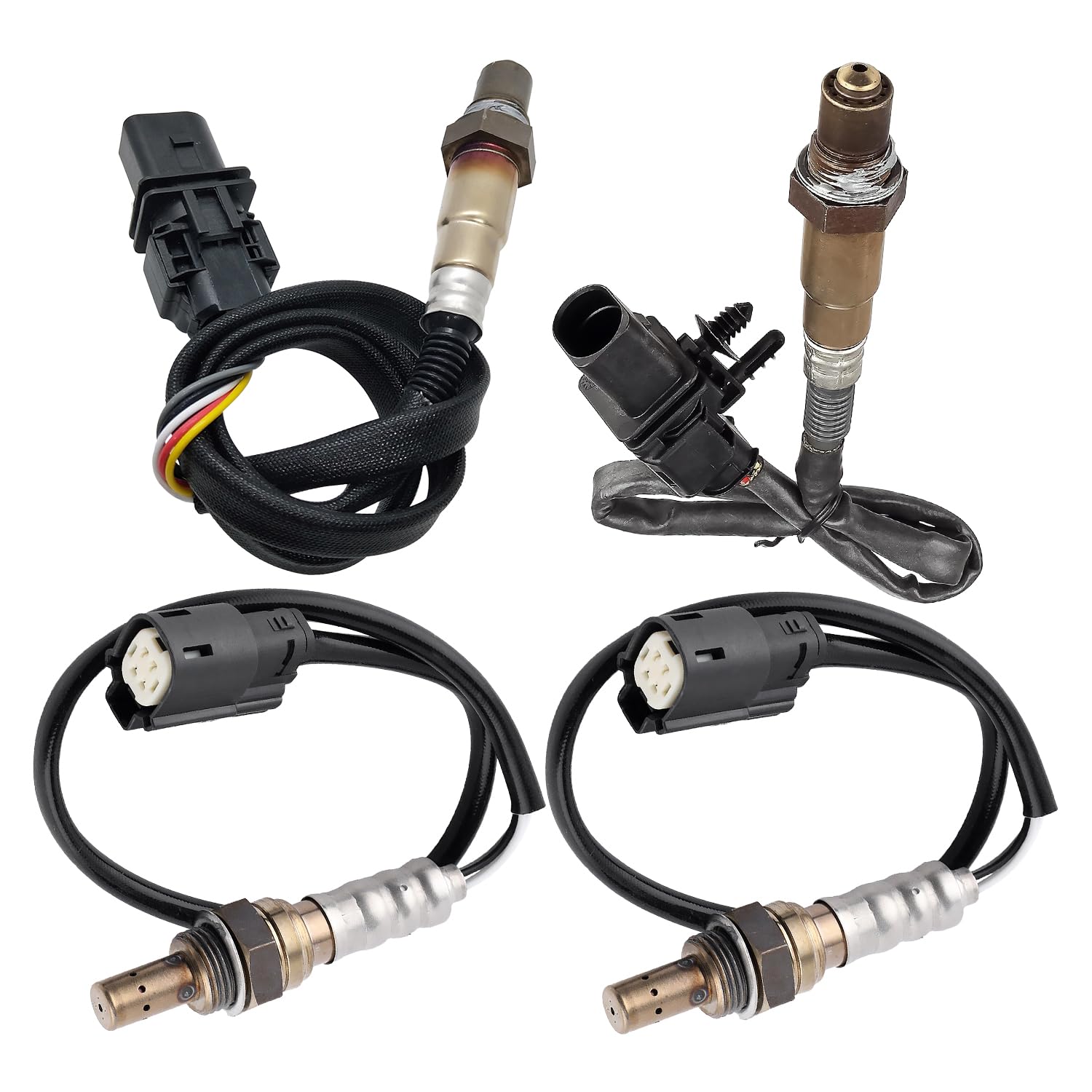 Maxfavor 4Pcs Upstream Downstream O2 Oxygen Sensor Compatible with Ford F-150 2011 2012 2013 2014 3.5L Oxygen O2 Sensor