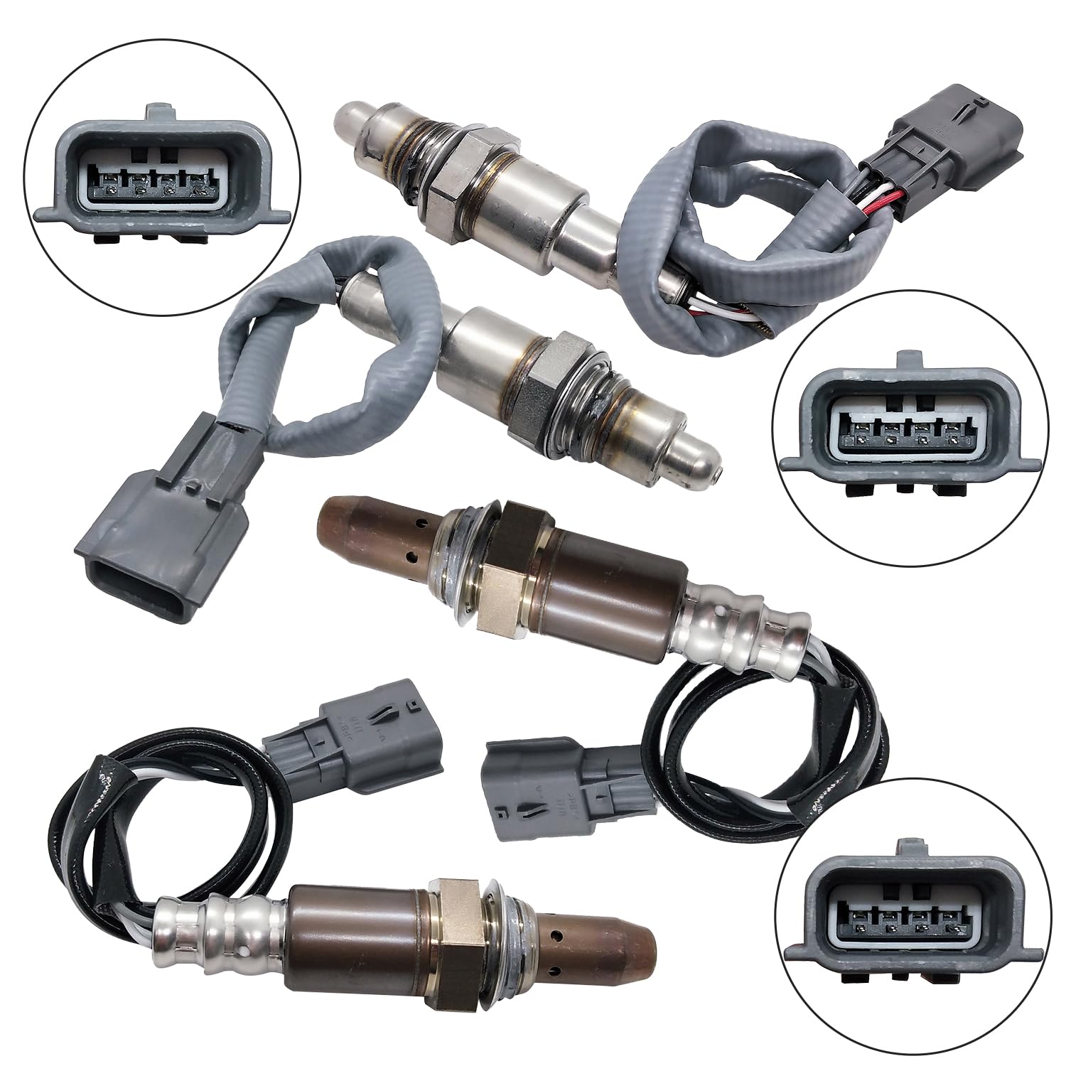 Maxfavor 4Pcs Upstream Downstream O2 Oxygen Sensor Compatible with 2015-2019 Nissan Murano&2015-2019 Pathfinder&2015-2018 Altima, 2015-2019 Infiniti QX60 3.5L Oxygen O2 Sensor