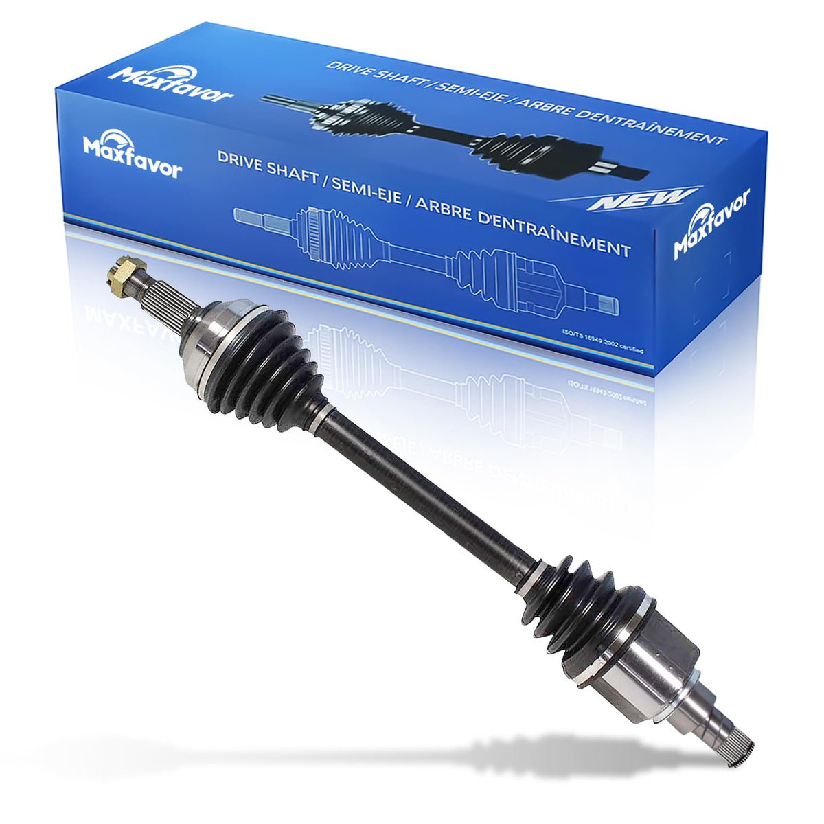 Maxfavor CV Axle Front Left Compatible with Nissan Sentra 2013-2019 1.8L, FWD Auto CVT Trans, CV Axle Joint Shaft Assembly Front Driver Side