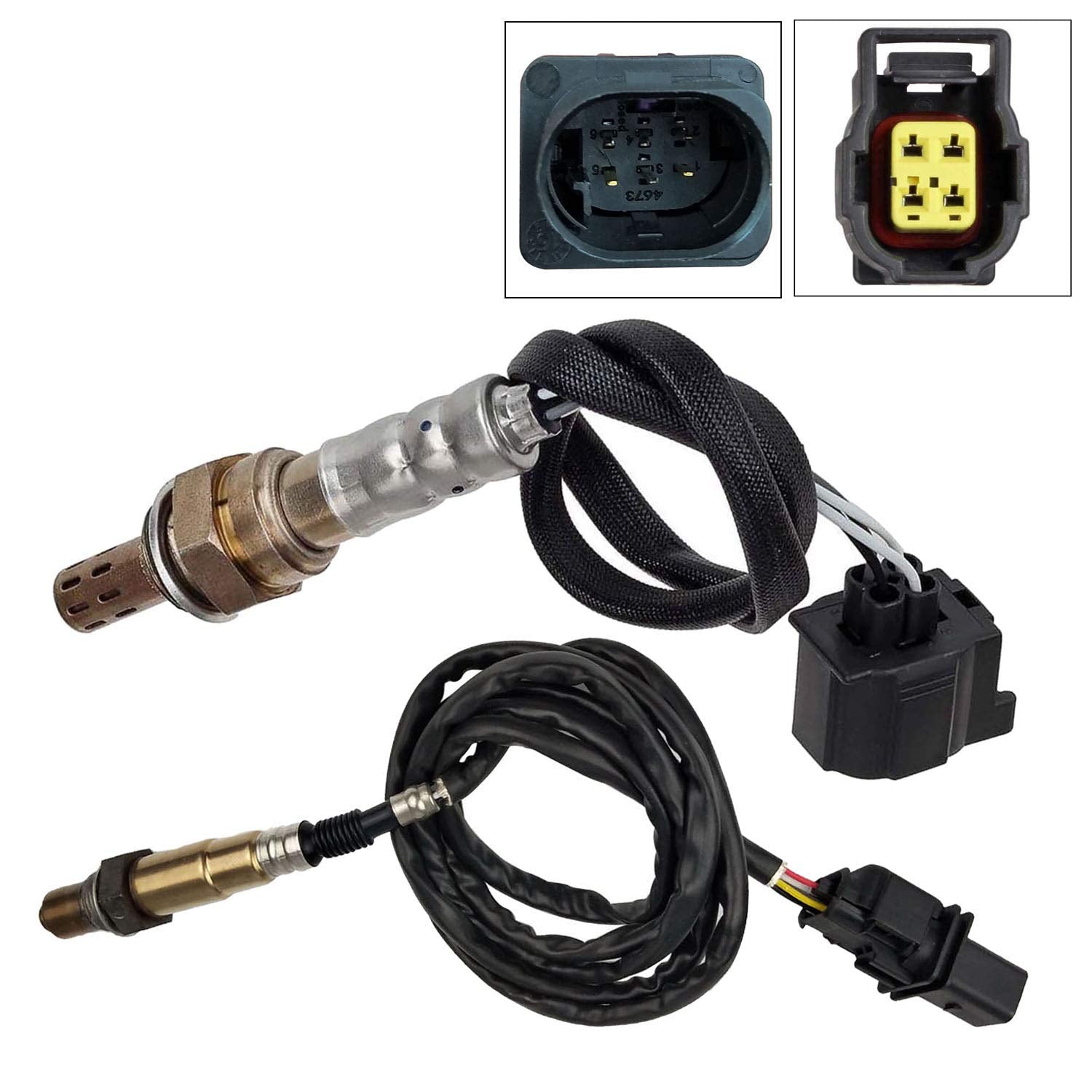 Maxfavor 2Pcs 234-4881 234-5139 Upstream Downstream O2 Oxygen Sensor Compatible with 2007 2008 2009 Mercedes-Benz CLK63 AMG 6.3L O2 Sensor