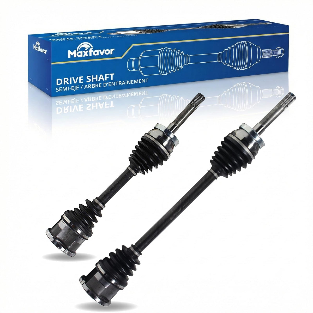 MAXFAVOR Pair(2) Front CV Axle Joint Shaft Assembly Compatible with 1983 1984 Nissan 720 Base Deluxe Pickup 2.2L 2.4L 2.5L 4WD, CV Axle Shaft Assembly Front Driver Passenger Side