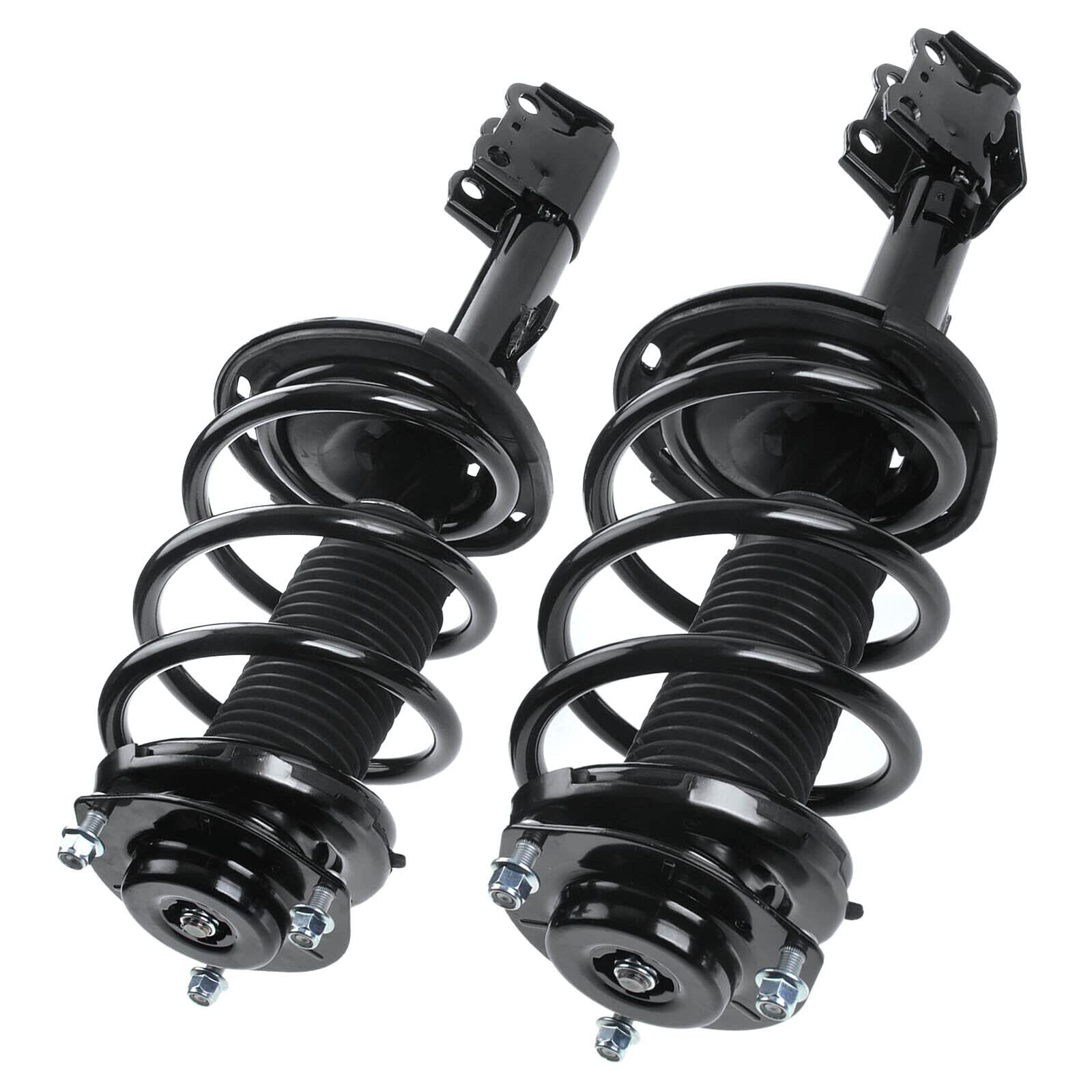 Maxfavor Front Complete Struts Compatible with 2009 2010 2011 2012 Toyota Venza - 2x Replacement 172963 172962 Suspension Shock Absorber with Coil Spring Assembly