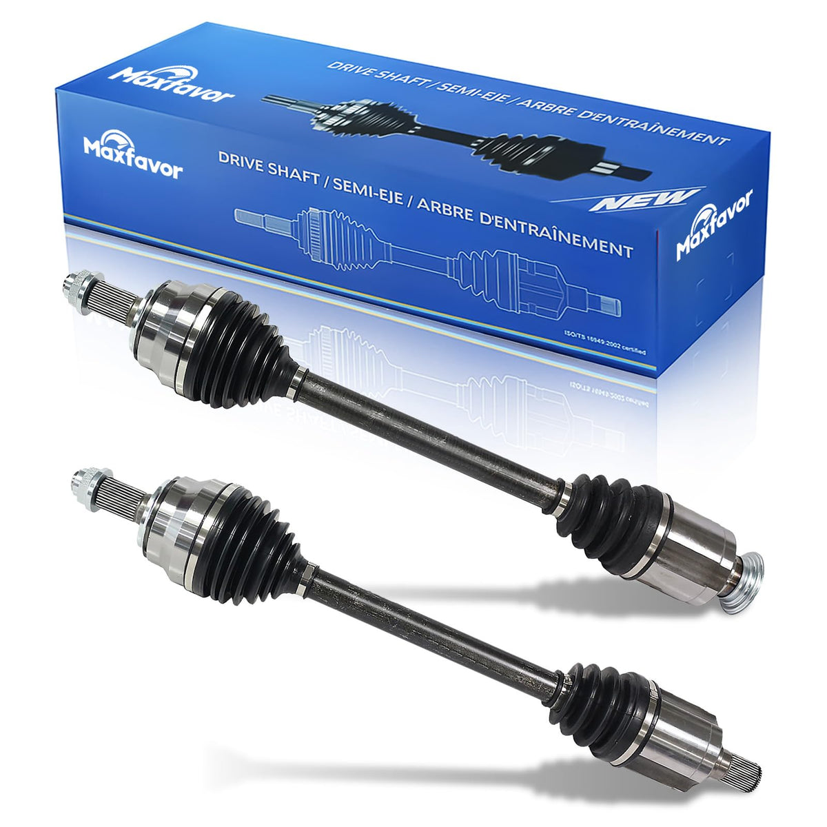 Maxfavor CV Axle Front Pair Compatible with 2018-2024 Honda Odyssey 3.5L, FWD, CV Axle Joint Shaft Assembly Front Driver Passenger Side