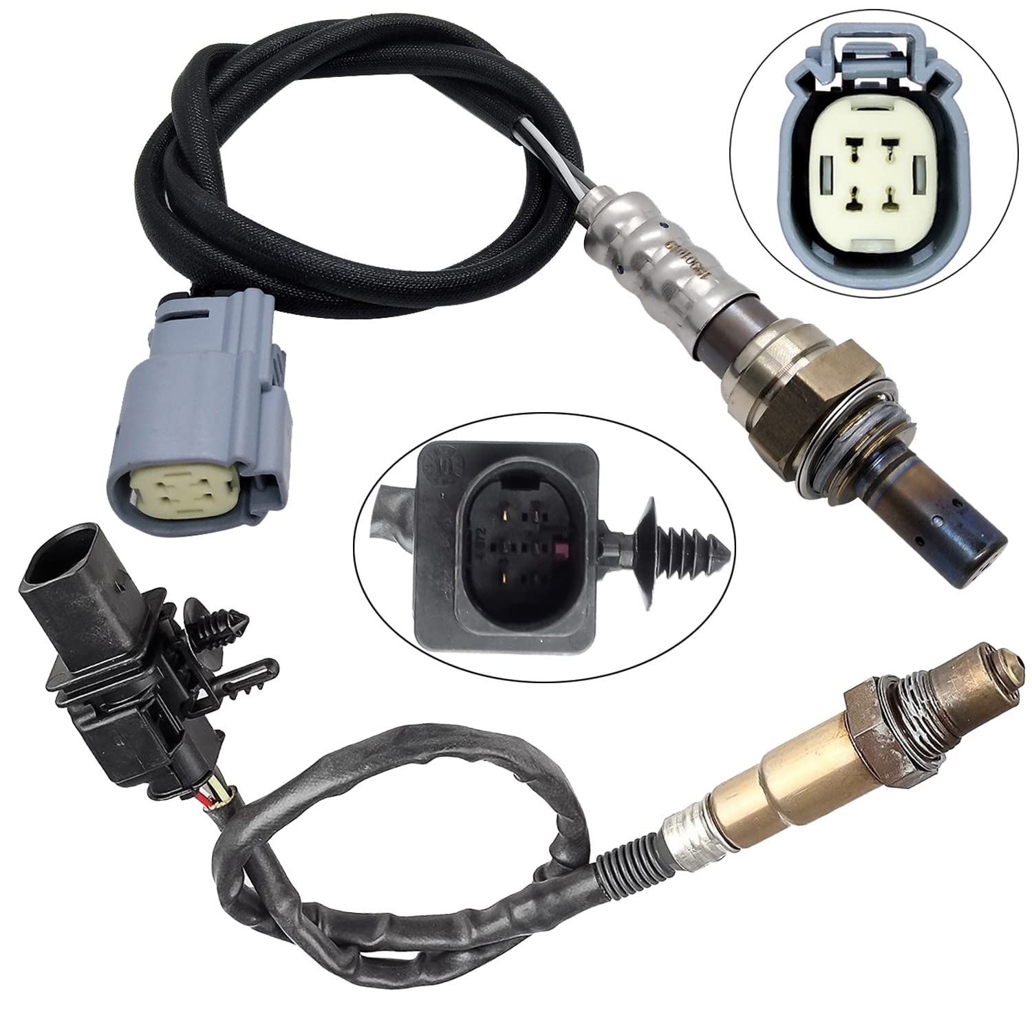 Maxfavor 2Pcs 234-4578 234-5113 Upstream Downstream O2 Oxygen Sensor Compatible with 2013 Ford C-Max 2.0L O2 Sensor