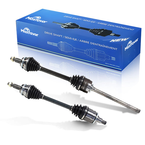 CV Joint Axle Assembly Front Pair Set of 2 Premium CV Axles for Toyota Sienna Truck Van 4WD 3.3L 3.5L V6 Replacement No. NCV69609 x 1;NCV69610 x 1