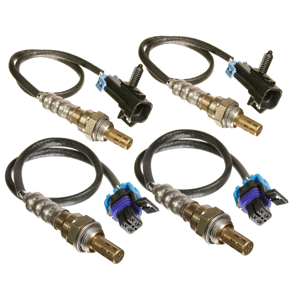 Maxfavor 4Pcs 234-4337*2 234-4112*2 Upstream Downstream O2 Oxygen Sensor Compatible with 2006-2007 Cadillac ESV/EXT, chevy Suburban 1500/2500/Silverado 1500/Tahoe, GMC Sierra 1500/Yukon, Hummer H2