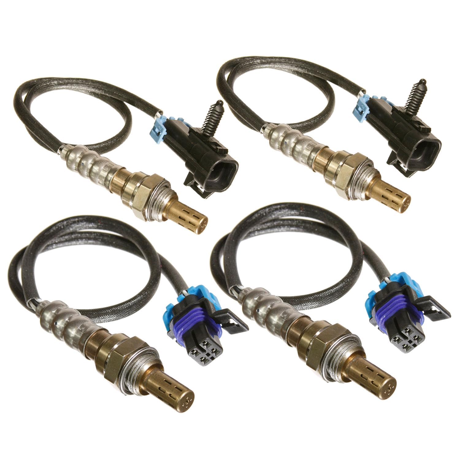 Maxfavor 4Pcs 234-4337*2 234-4112*2 Upstream Downstream O2 Oxygen Sensor Compatible with 2006-2007 Cadillac ESV/EXT, chevy Suburban 1500/2500/Silverado 1500/Tahoe, GMC Sierra 1500/Yukon, Hummer H2