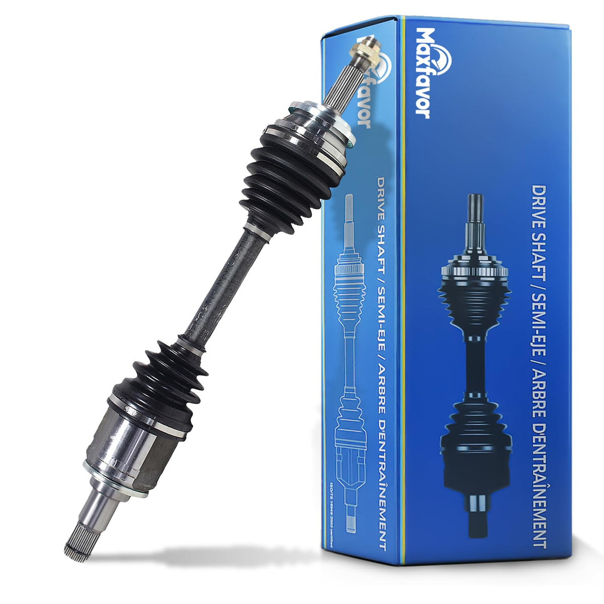 Maxfavor CV Axle Assembly Front Left Compatible with 2006-2012 Toyota RAV4, 2.4L 2.5L, FWD, CV Axle Joint Shaft Front Driver Side