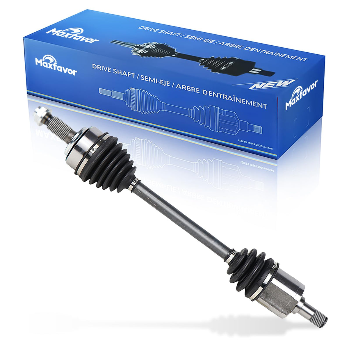 Maxfavor CV Axle Front Left Compatible with Honda CR-V 2007-2011 2.4L, 4WD FWD AWD, CV Axle Joint Shaft Assembly Front Driver Side