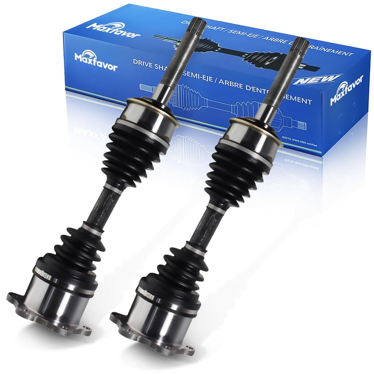 Maxfavor 4WD CV Axle Front fit for Toyota 4Runner 1986 1987 1988 1989 1990 1991 1992 1993 1994 1995, CV Axle for Toyota Pickup 1986-1995, 2.4L 3.0L CV Joint Axle Shaft Front Driver Passenger Side