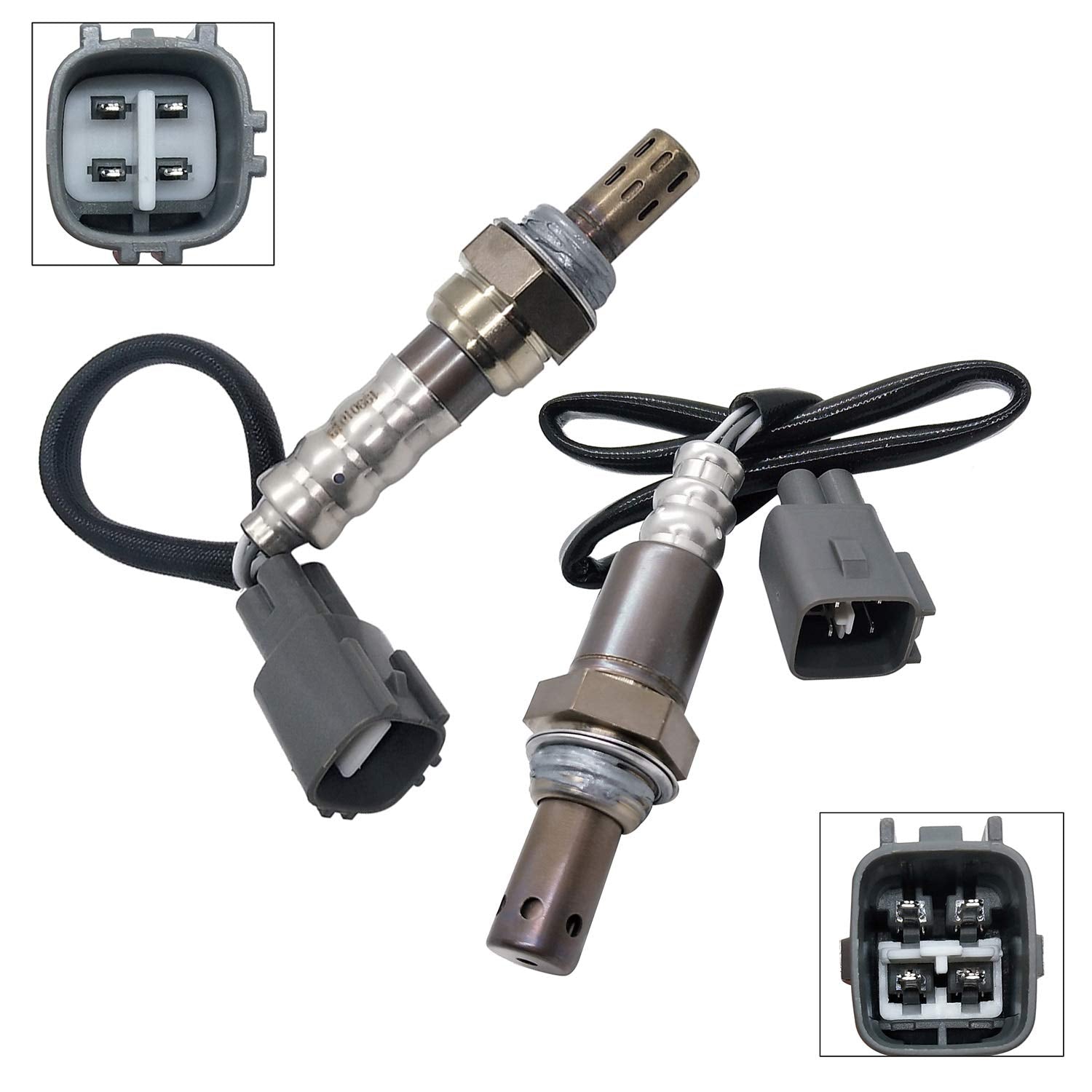 Maxfavor 2Pcs 234-9145 234-4758 Upstream Downstream O2 Oxygen Sensor Compatible with 2014 Lexus GX460 4.6L, Lexus LX570 5.7L, with Toyota Tundra 4.6L, Land Cruiser 5.7L O2 Sensor