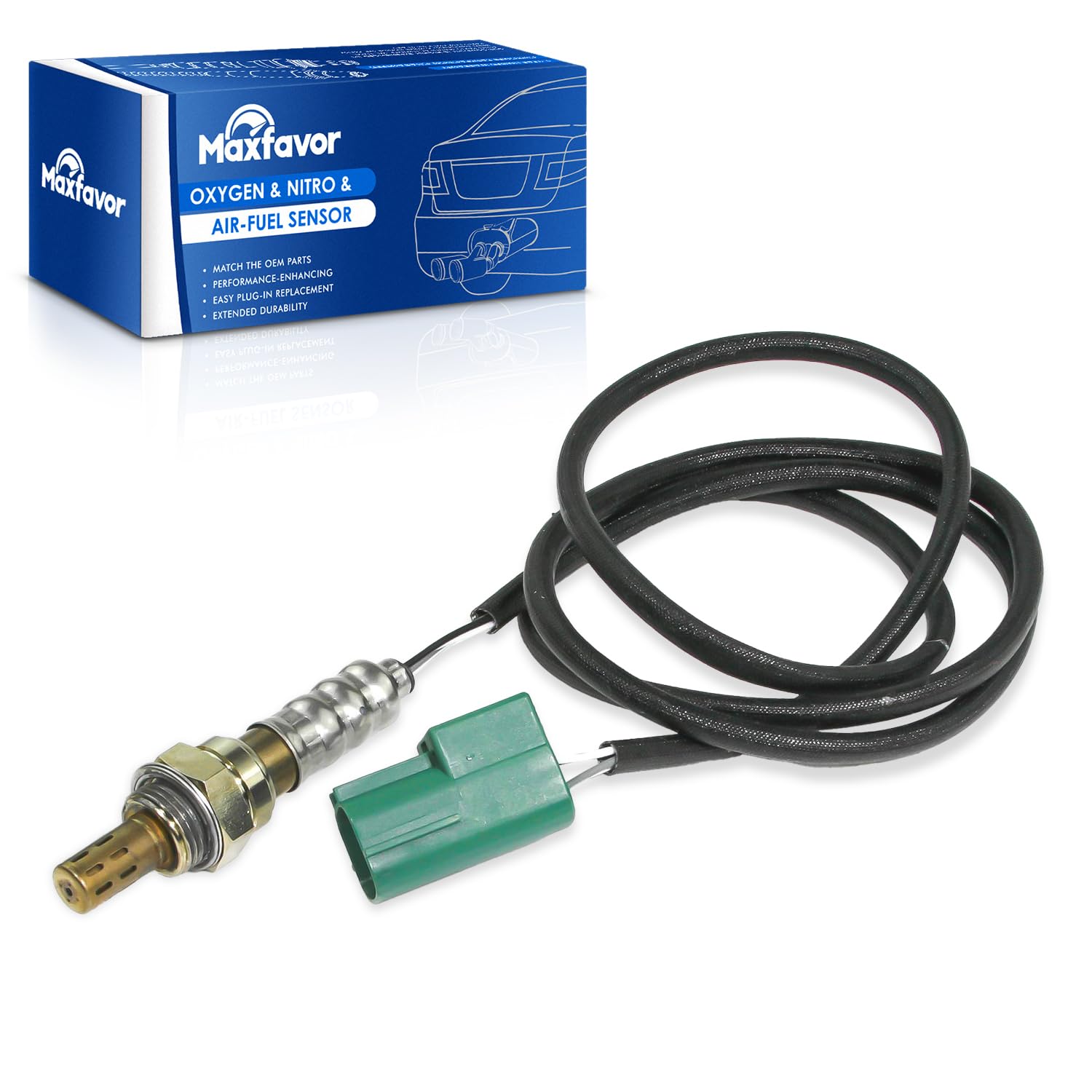 Maxfavor 234-4713 Downstream O2 Oxygen Sensor Replacement for 2002 2003 Infiniti Qx4 V6 3.5L, for 2002 Nissan Pathfinder V6 3.5L 02 Sensor Replace# 24643 250-24449 5S4363 SU6523
