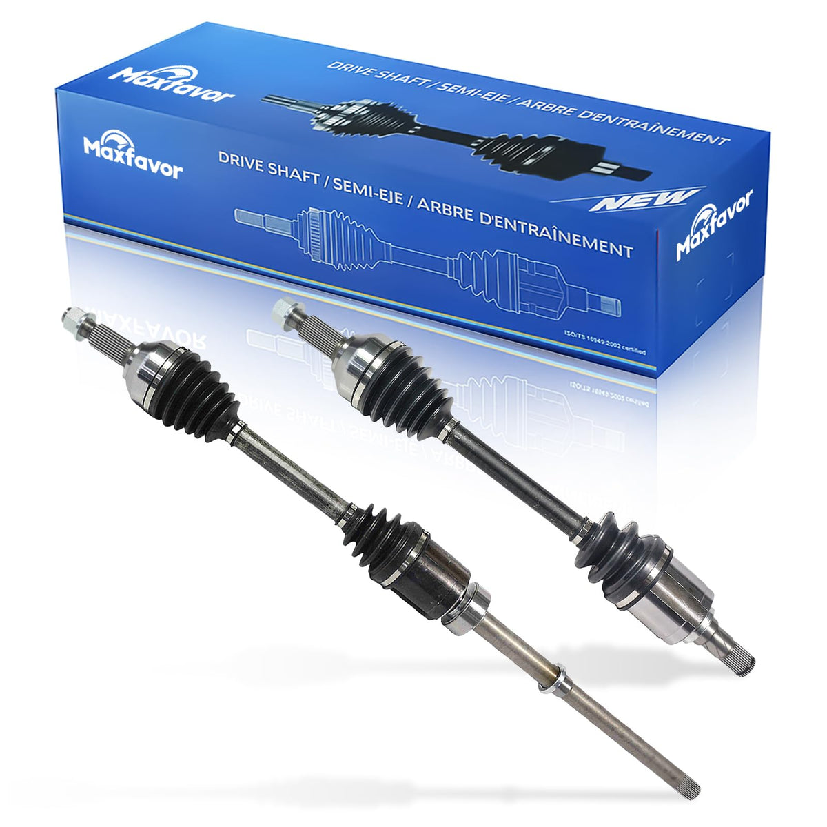 Maxfavor CV Axle Front Pair Compatible with 2015-2019 Nissan Murano 3.5L,AWD CV Axle Joint Shaft Assembly Front Driver Passenger Side