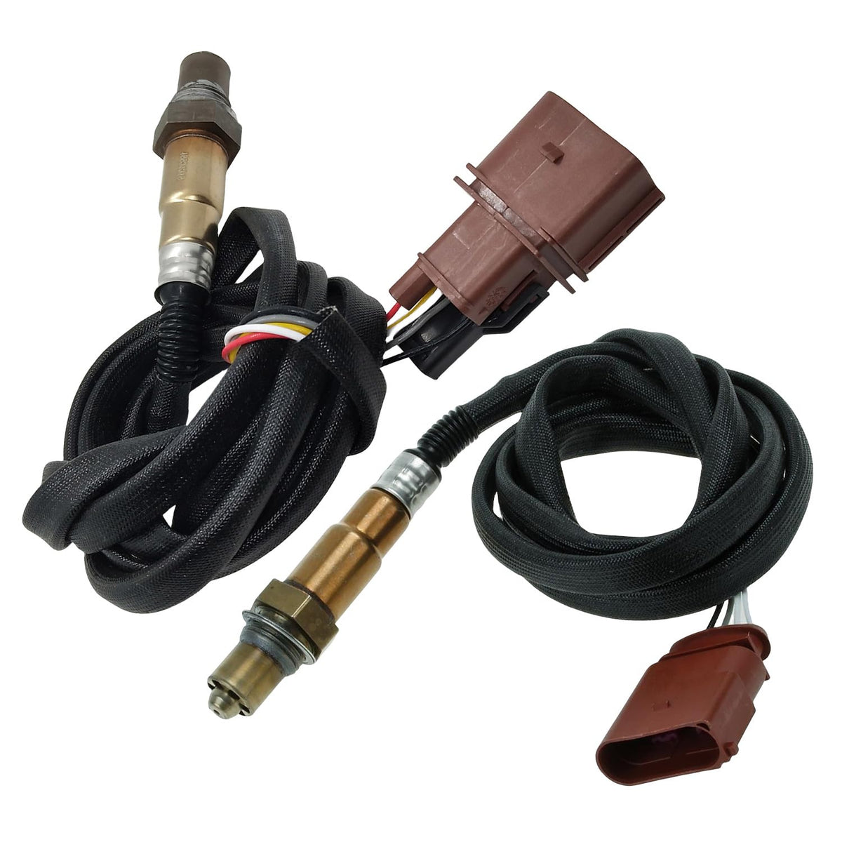 Maxfavor 2Pcs 234-5045 234-4874 Upstream Downstream O2 Oxygen Sensor Works with Volkswagen Golf 2002 2.8L O2 Sensor